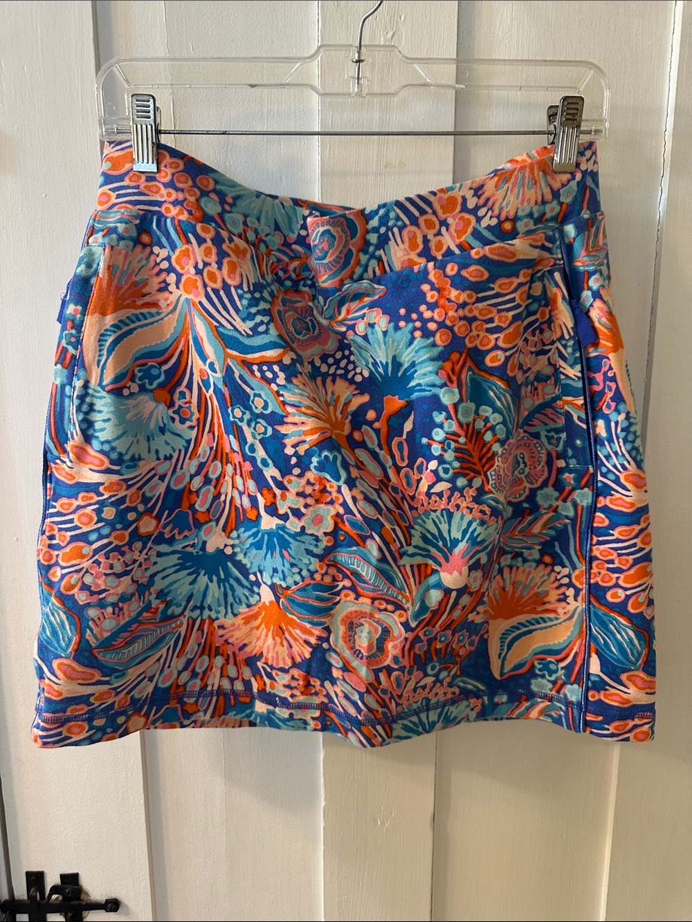 T by Talbots blue/orange skort